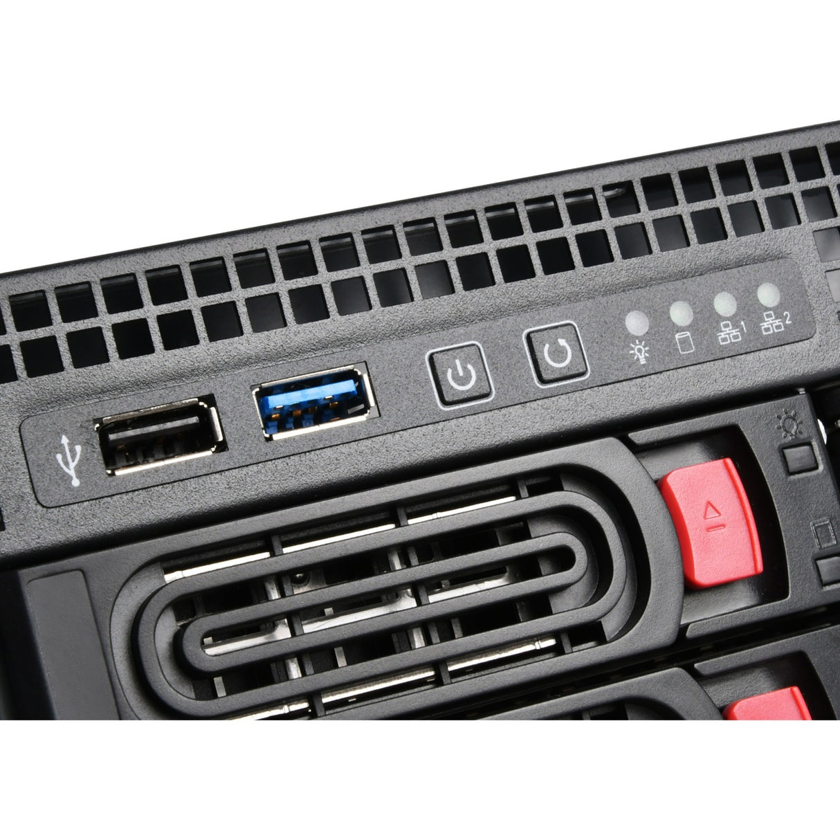 Silverstone rm21-308 rack behuizing (zwart | 1x usb-a 2.0 | 1x usb-a 3.2 (5 gbit s))