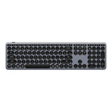 Keychron b5 pro-k1 toetsenbord (grijs, us lay-out (qwerty), scissor switches, 100%, abs keycaps, 2.4 ghz bluetooth usb)