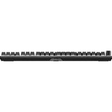 Be quiet! light mount silent linear rgb mechanisch gaming toetsenbord (zwart, us lay-out (qwerty), silent linear, 100%, argb, pbt double-shot keycaps)