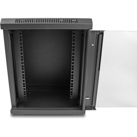 Delock 10″-netwerkkast met glazen deur server rack (zwart, 8u)