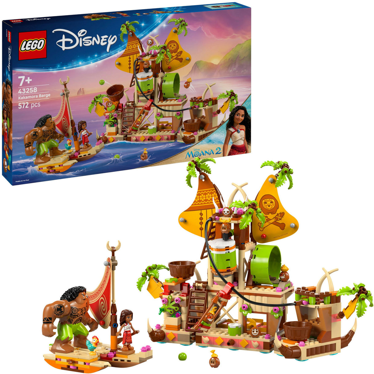 Lego disney vaiana 2 kakamora boot - 43258