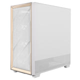 Antec flux midi tower behuizing (wit | 2x usb-a | 1x usb-c | tempered glass)