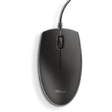 Trust primo keyboard mouse set desktopset (zwart, us lay-out (qwerty), membraan, 100%)