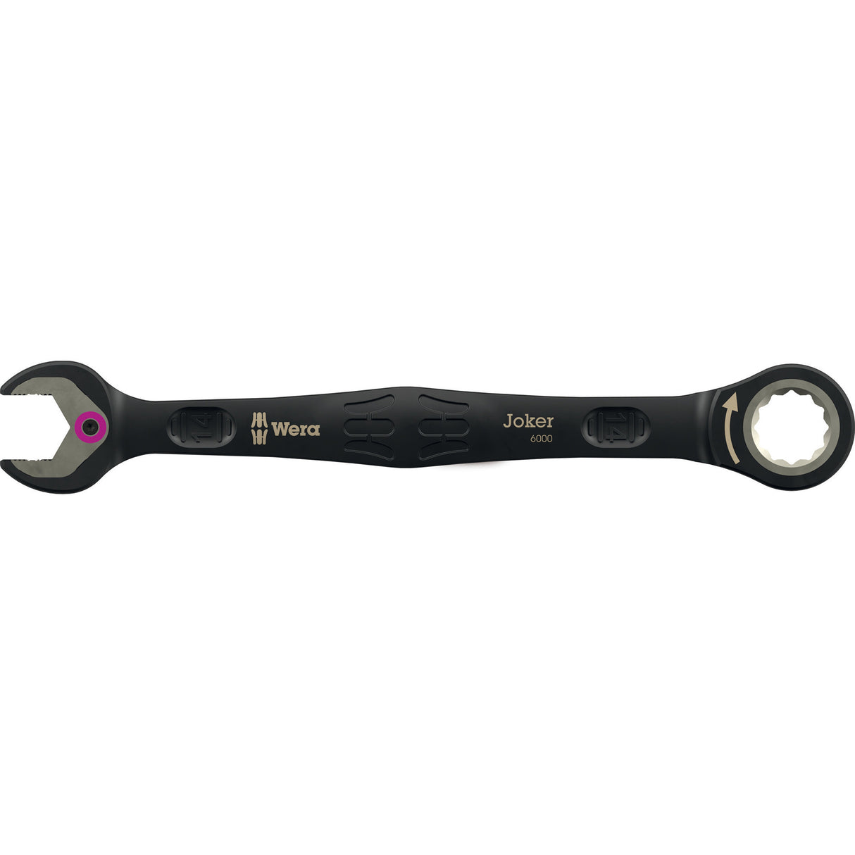 Wera 6000 joker black edition 11 set 1 steek-ringratelsleutelset, 11‑delig moersleutel (zwart)