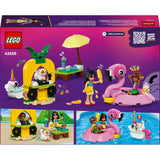 Lego friends 42658 zwembadfeestje met flamingo en eenhoorn