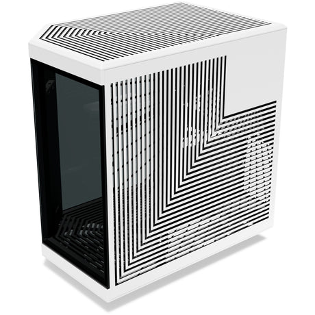 Hyte y70 touch infinite midi tower behuizing (wit zwart | 2x usb-a | 1x usb-c | tempered glass)