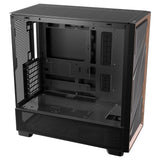 Antec flux midi tower behuizing (zwart | 2x usb-a | 1x usb-c | tempered glass)
