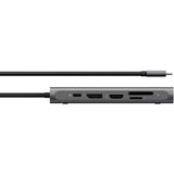Icy box ib-dk4050-cpd dockingstation (antraciet)