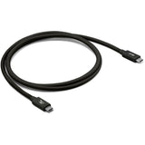 Club 3d usb-c 80gbps certified 240w 8k 240hz kabel (zwart, 1.2m)