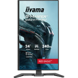 Iiyama g-master red eagle gb2471hsu-b1 23.8 gaming monitor (zwart, 2x hdmi, displayport, usb-a, usb-c, 240 hz)