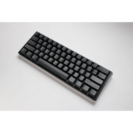 Ducky one 3 classic mini rgb mechanisch toetsenbord (zwart, us lay-out (qwerty), cherry mx silent red, 60%, rgb led, double-shot pbt, hot-swappable, quack mechanics)