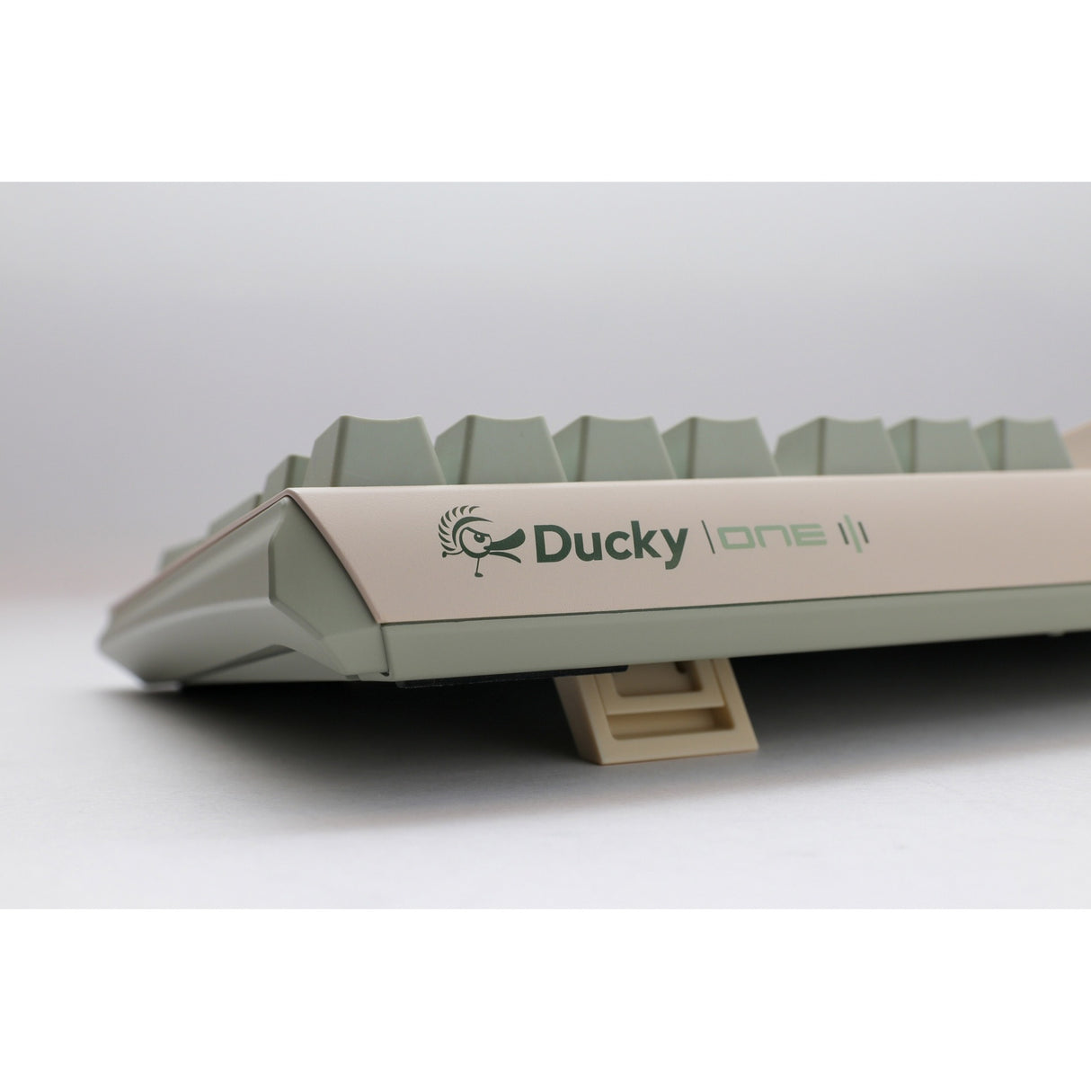 Ducky one 3 matcha tkl, toetsenbord (crème groen, us lay-out, cherry mx silent red, pbt double shot, hot swap)