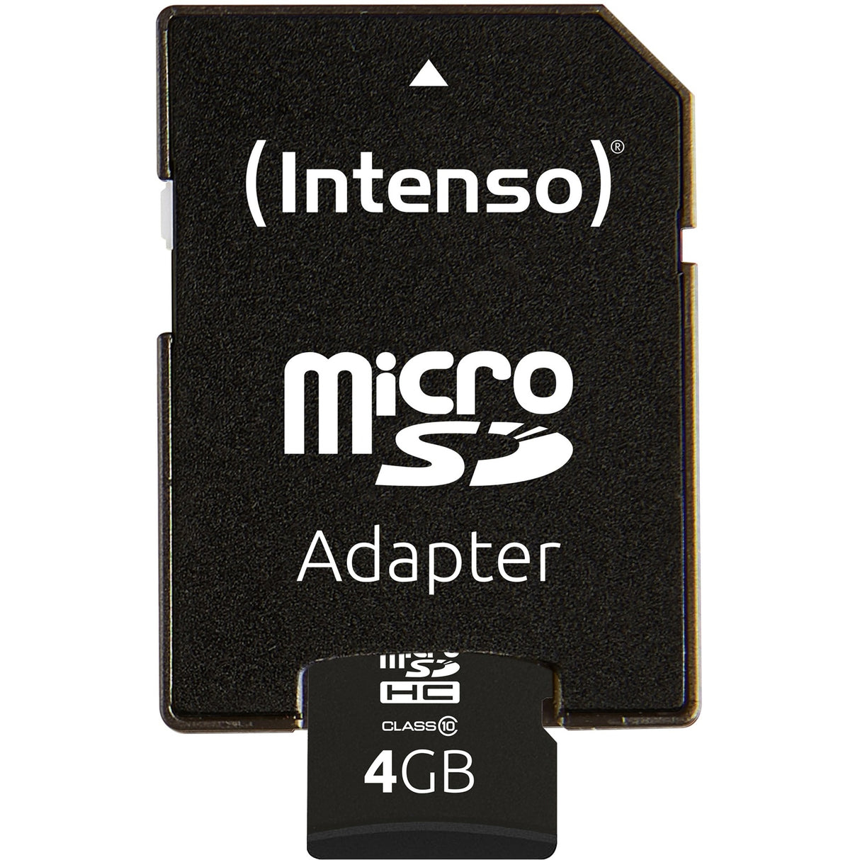 Intenso microsdhc 4gb class 10 geheugenkaart (incl. sd adapter)