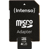 Intenso microsdhc 4gb class 10 geheugenkaart (incl. sd adapter)