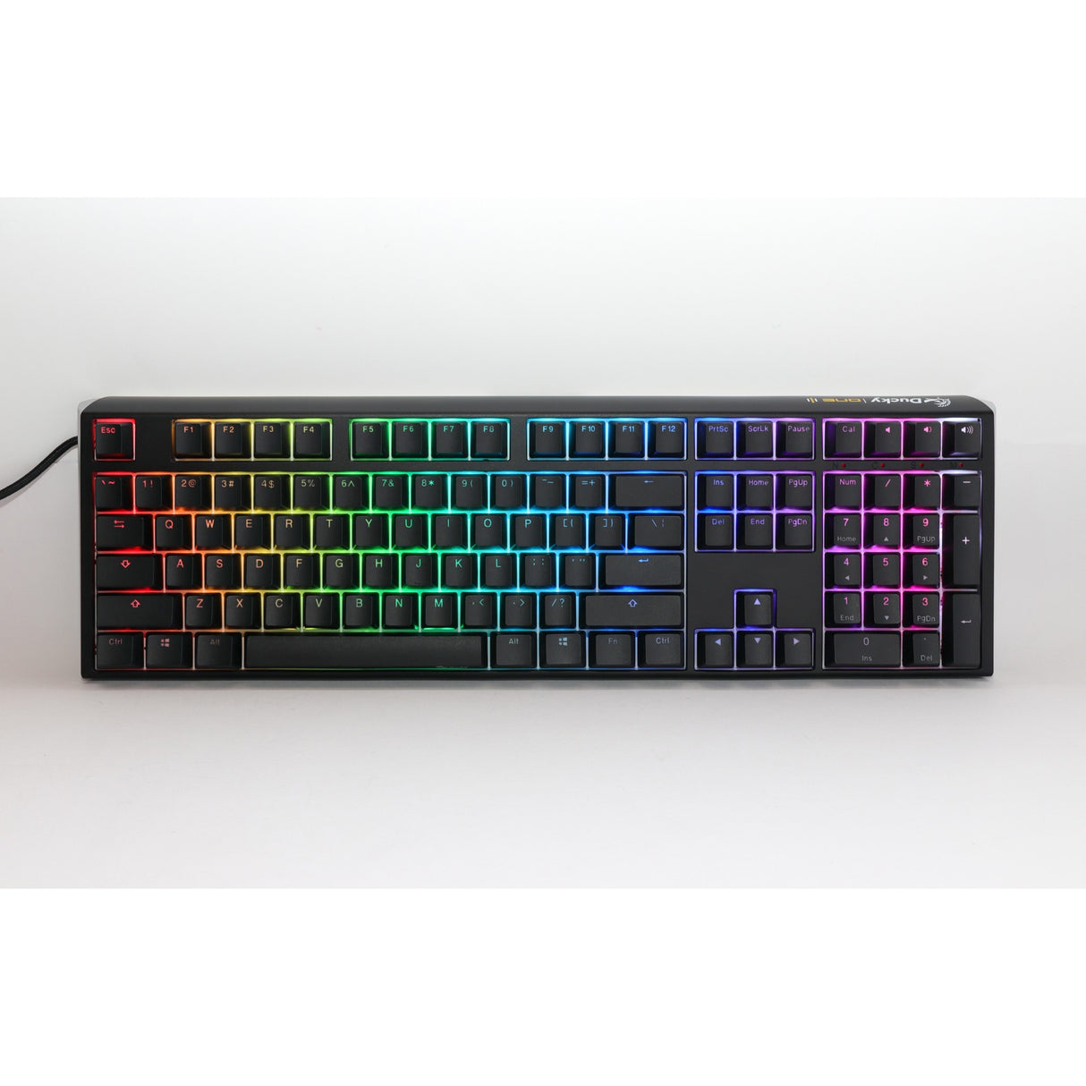 Ducky one 3 classic rgb mechanisch toetsenbord (zwart, us lay-out (qwerty), cherry mx brown, 100%, rgb led, double-shot pbt, hot-swappable, quack mechanics)