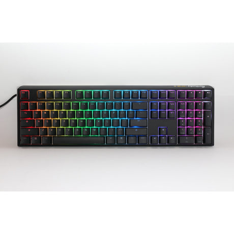 Ducky one 3 classic rgb mechanisch toetsenbord (zwart, us lay-out (qwerty), cherry mx brown, 100%, rgb led, double-shot pbt, hot-swappable, quack mechanics)