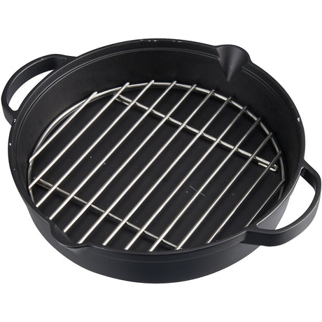 Campingaz culinary modular gietijzeren braadpan bak- braadpan (zwart roestvrij staal)