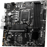 Msi pro b760m-p socket 1700 moederbord (zwart, raid, gb-lan, sound, µatx)