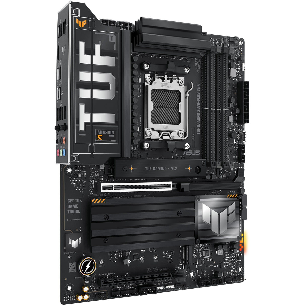 Asus tuf gaming x870-plus wifi socket am5 moederbord (raid, 2.5gb-lan, wi-fi 7, bt, sound, atx)