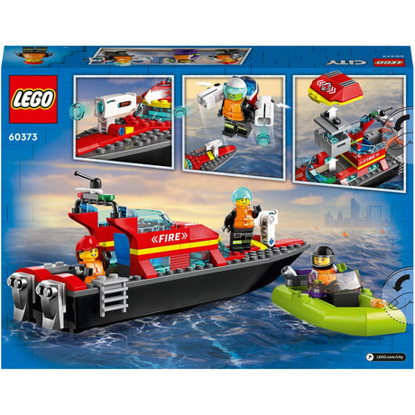 Lego city reddingsboot brand speelgoed voor kinderen - 60373