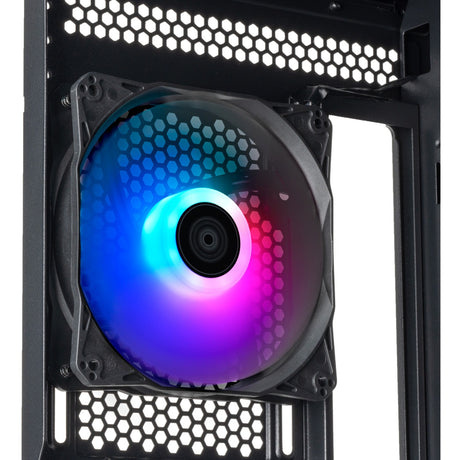 Silverstone fara 514x midi tower behuizing (zwart | 2x usb-a | 1x usb-c | rgb | tempered glass)