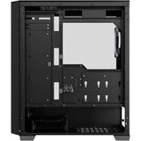 Sharkoon vs8 rgb black midi tower behuizing (zwart | 2x usb-a | 1x usb-c | rgb | tempered glass)