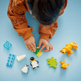 Lego duplo town 10442 families van wilde dieren: pinguïns en leeuwen