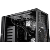 Silverstone cs382 mini tower behuizing (zwart | 2x usb-a | 1x usb-c)