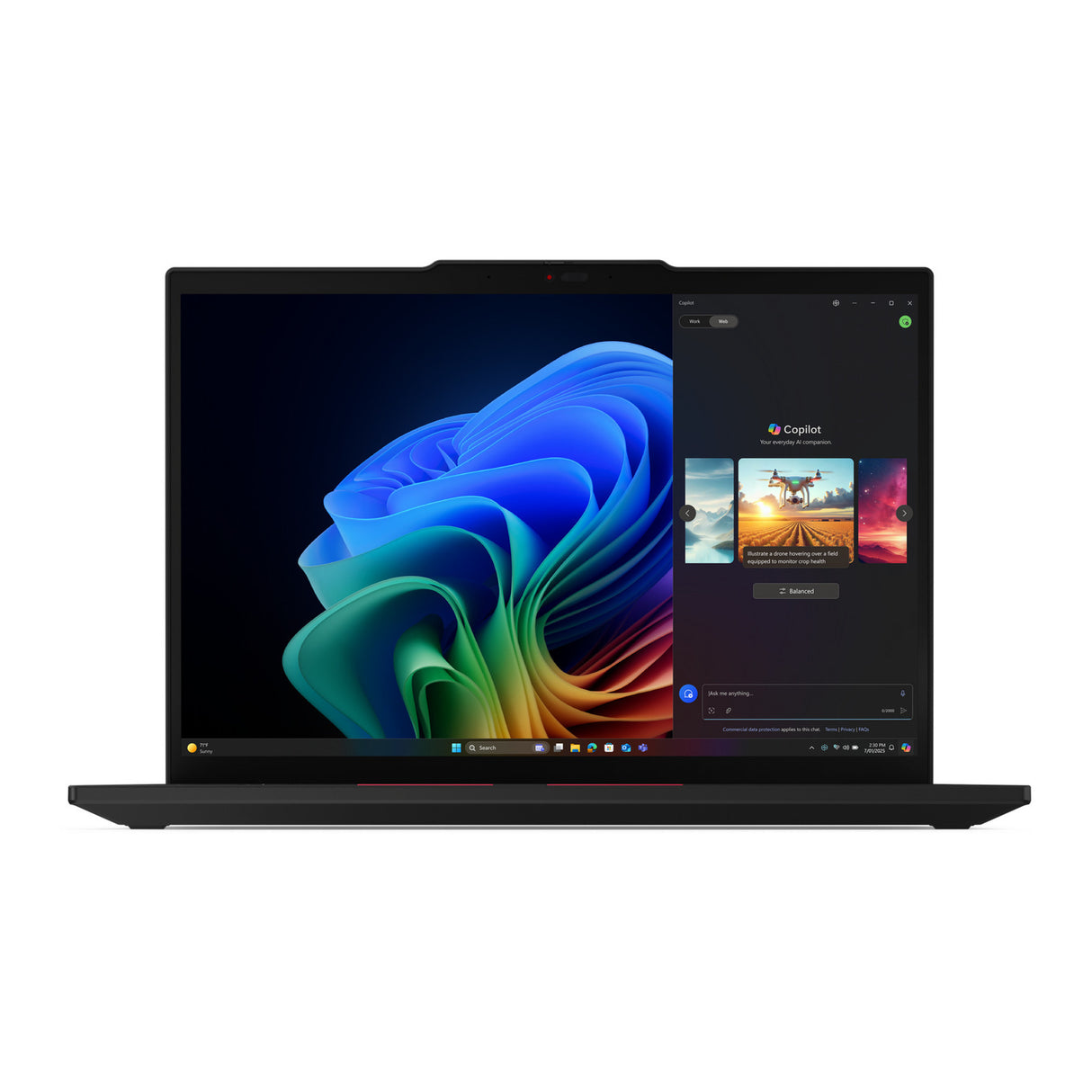 Lenovo thinkpad t14 gen 6 amd (21qj0053mh) 14 copilot+ laptop (zwart | ryzen ai 7 pro 350 | radeon 860m graphics | 32 gb | 1 tb ssd)