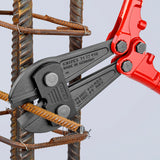 Knipex boutensnijder 71 72 910 kniptang (rood blauw, middensnijder, geschroefd scharnier)