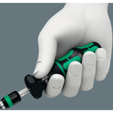 Wera 7440 41 42 kraftform momentschroevendraaierset 0,3-6,0nm (zwart groen, 27-delig, met rapidaptor snelspanboorhouder)