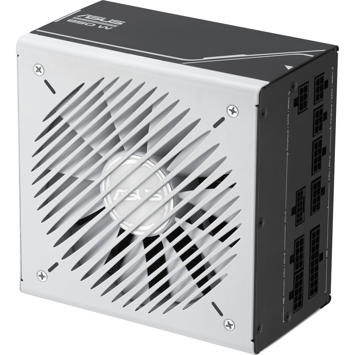 Asus prime gold modulaire 850 watt voeding (wit, 1x 12v-2x6, 3x pcie)
