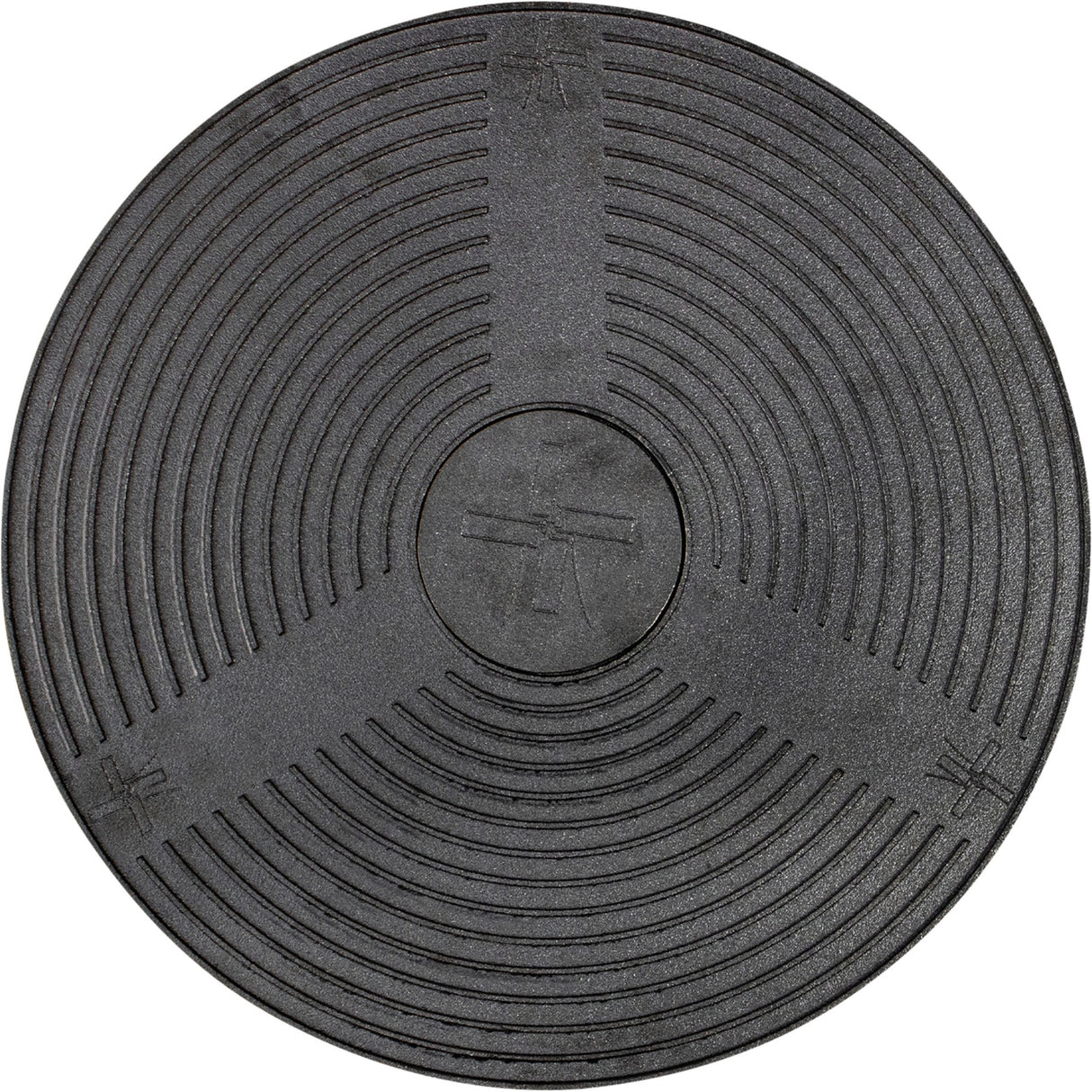 The windmill plancha grillplaat (zwart, 75 cm)
