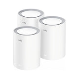Cudy ax3000 2.5g mesh wi-fi 6 system (3-pack) mesh router (wit)