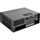 Silverstone sst-gd10b htpc behuizing (zwart | 2x usb-a)