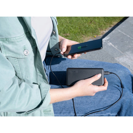 Trust primo 20.000 mah eco powerbank (zwart)