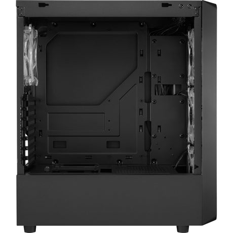 Sharkoon tk4 rgb midi tower behuizing (zwart | 4x usb-a | rgb | tempered glass)