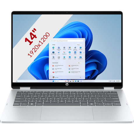 Hp omnibook 5 flip 2-in-1 laptop 14-fp0075nd 14 (zilver | core 7-150u | intel graphics | 16 gb | 512 gb ssd | touch | oled)