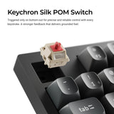 Keychron v5 ultra 8k wireless custom mechanical keyboard (zwart, us lay-out (qwerty), silk pom red, 96%, rgb, hot swap, 2.4 ghz | bluetooth 5.3 | usb-c)