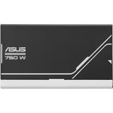 Asus prime gold modulaire 750 watt voeding (wit, 1x 12v-2x6, 3x pcie)