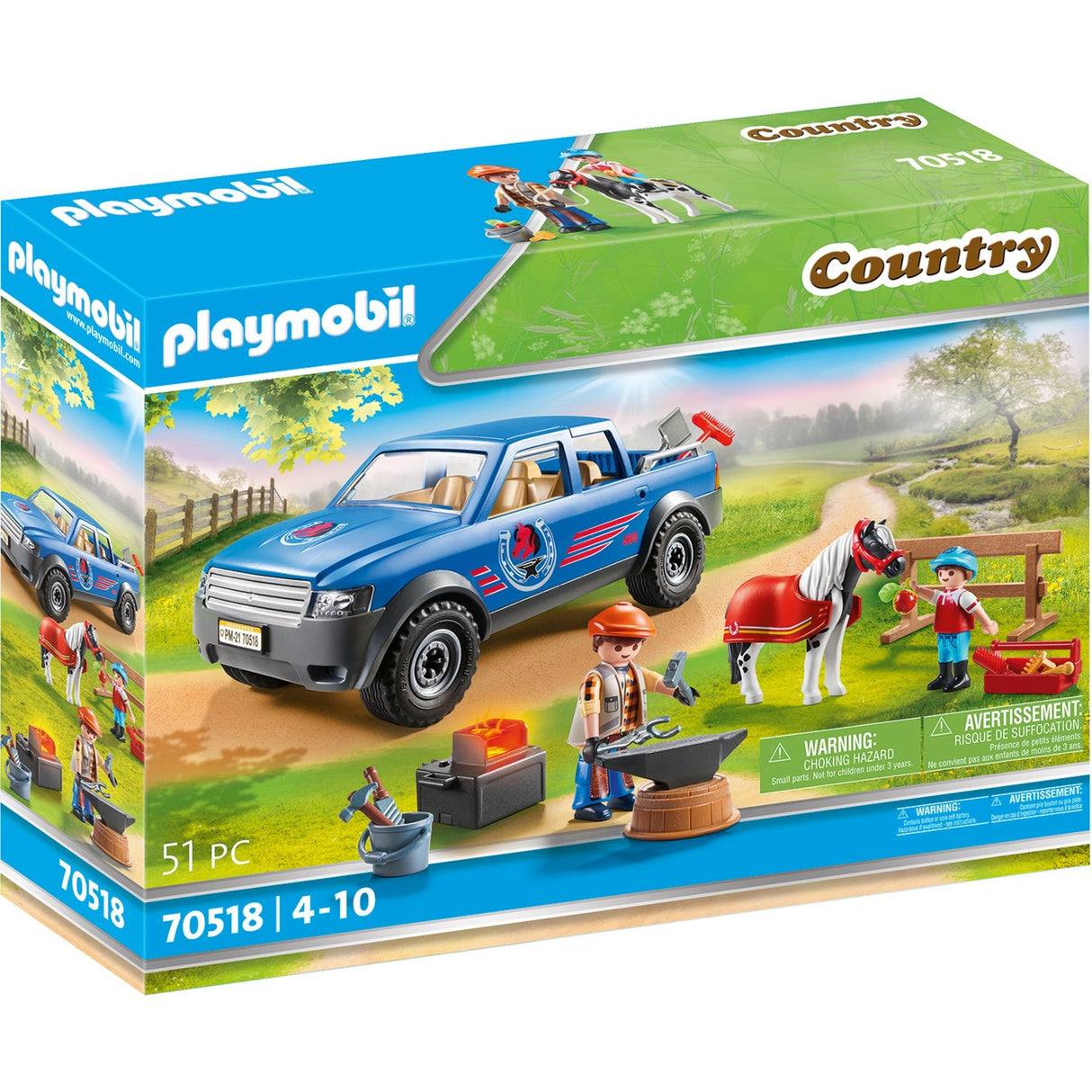 Playmobil country mobiele hoefsmid - 70518