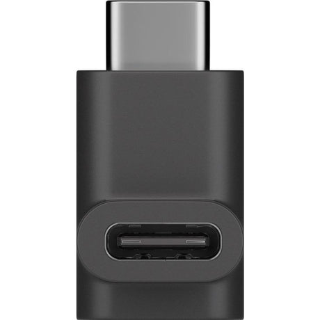 Goobay adapter usb-c aansluiting > usb-c stekker, 90° (zwart)