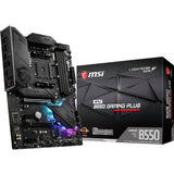 Msi mpg b550 gaming plus socket am4 moederbord (zwart, raid, gb-lan, sound, atx)