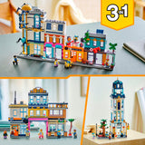 Lego creator 3-in-1 - hoofdstraat constructiespeelgoed (31141)