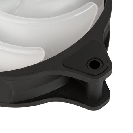 Silverstone air blazer 120r rgb case fan (zwart, 120 x 25 x 120 mm, pwm)
