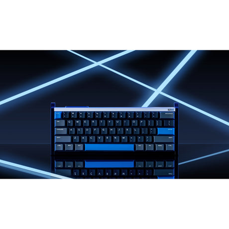 Iqunix ez60 magnetic switch gaming he keyboard (zwart, us lay-out (qwerty), gateron star trail, 60%, rgb, double shot pbt keycaps)