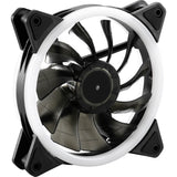 Sharkoon shark blades pwm rgb case fan (zwart, 120 x 120 x 25 mm)