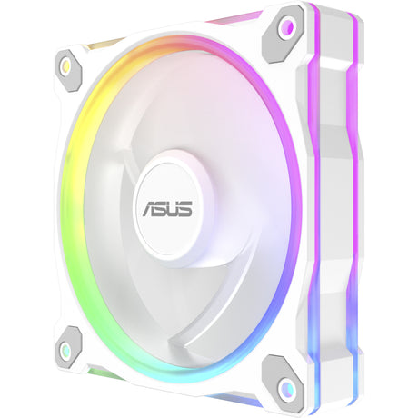 Asus prime mr120 argb reverse fan - triple pack case fans (wit, 3 stuks, 120 x 120 x 28 mm, 3 stuks)
