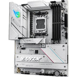 Asus rog strix b850-a gaming wifi socket am5 moederbord (wit, 2.5gb-lan, wi-fi 7, bt, sound, atx)