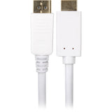 Sharkoon displayport 1.2 > hdmi adapter (wit, 1 meter, 4k)
